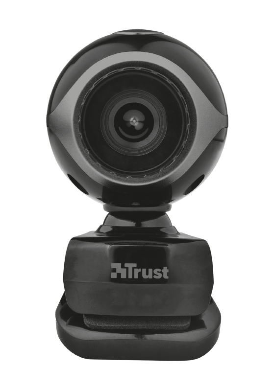 Веб-камера Trust Exis Webcam Black-Silver